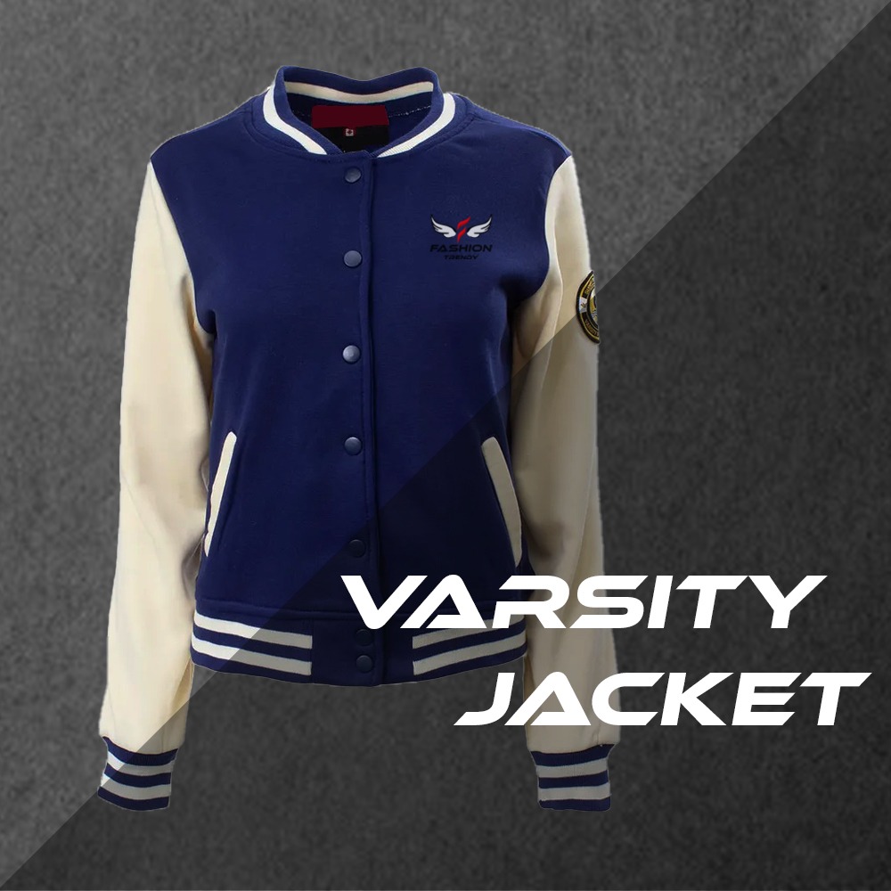 Varsity Jacket ,Women Wear , Fashion Wear , Fashion Trendy