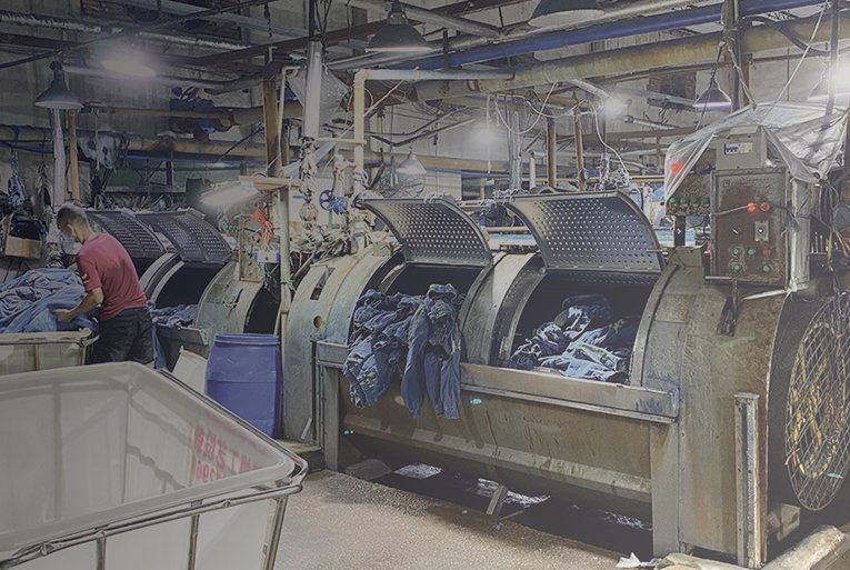 Acid Wash Work , with Fashion Trendy